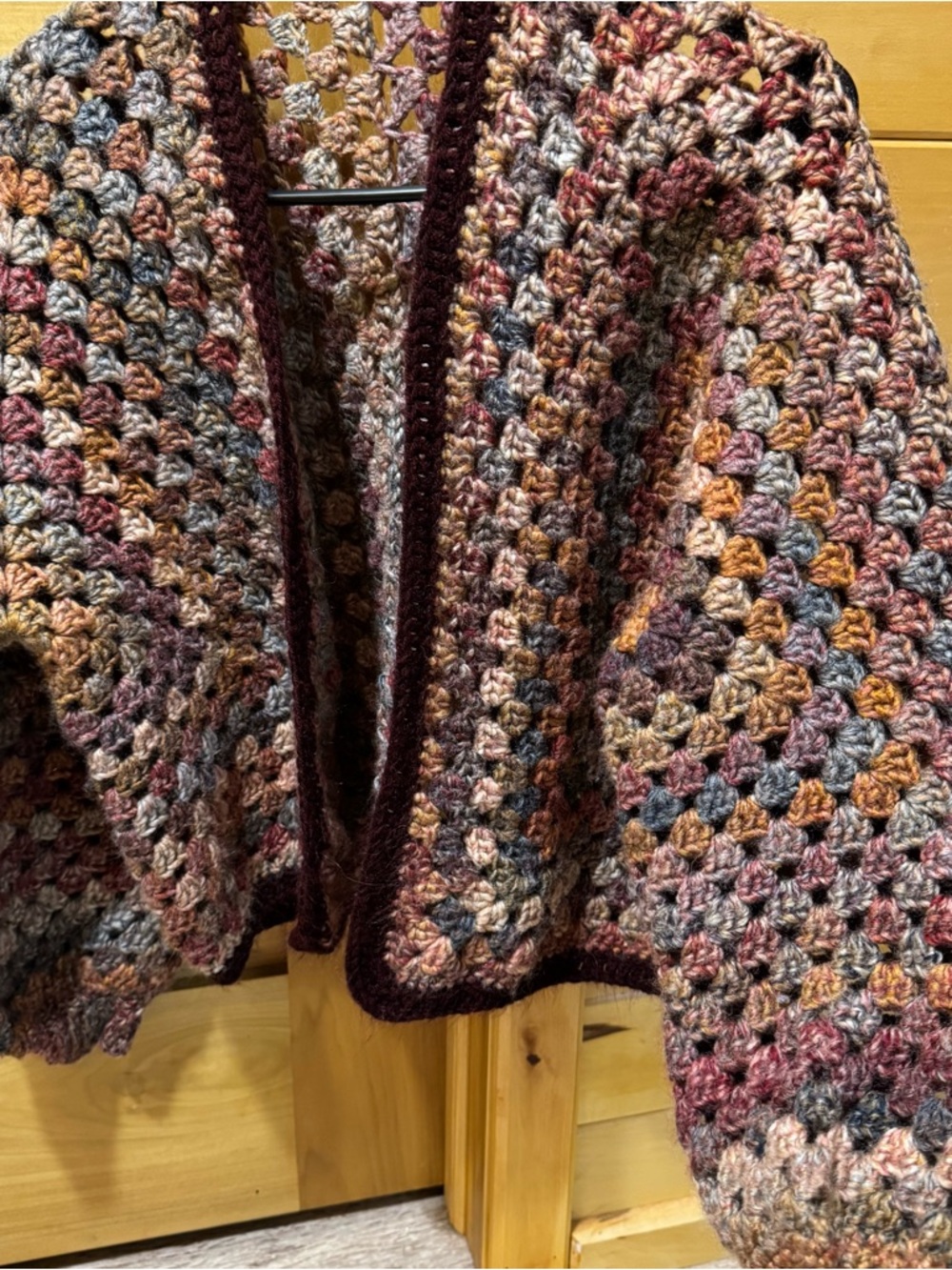 Handmade crochet cardigan size S - Picture 4 of 8